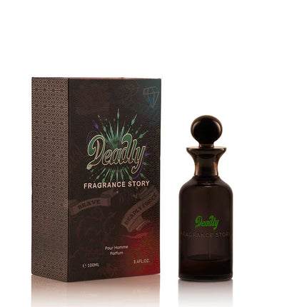 Fragrance Story Deadly Men Eau De Parfum Spray For Men 3.4 Ounce