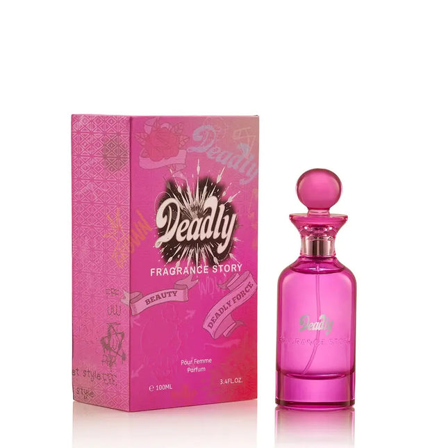 Fragrance Story Deadly Women Eau De Parfum Spray For Women 3.4 Ounce