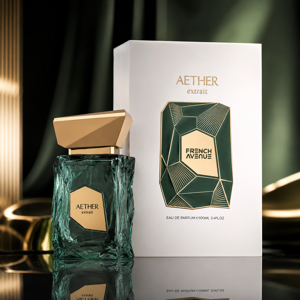 French Avenue Aether Eau de Parfum Spray for Unisex, 3.4 Ounce