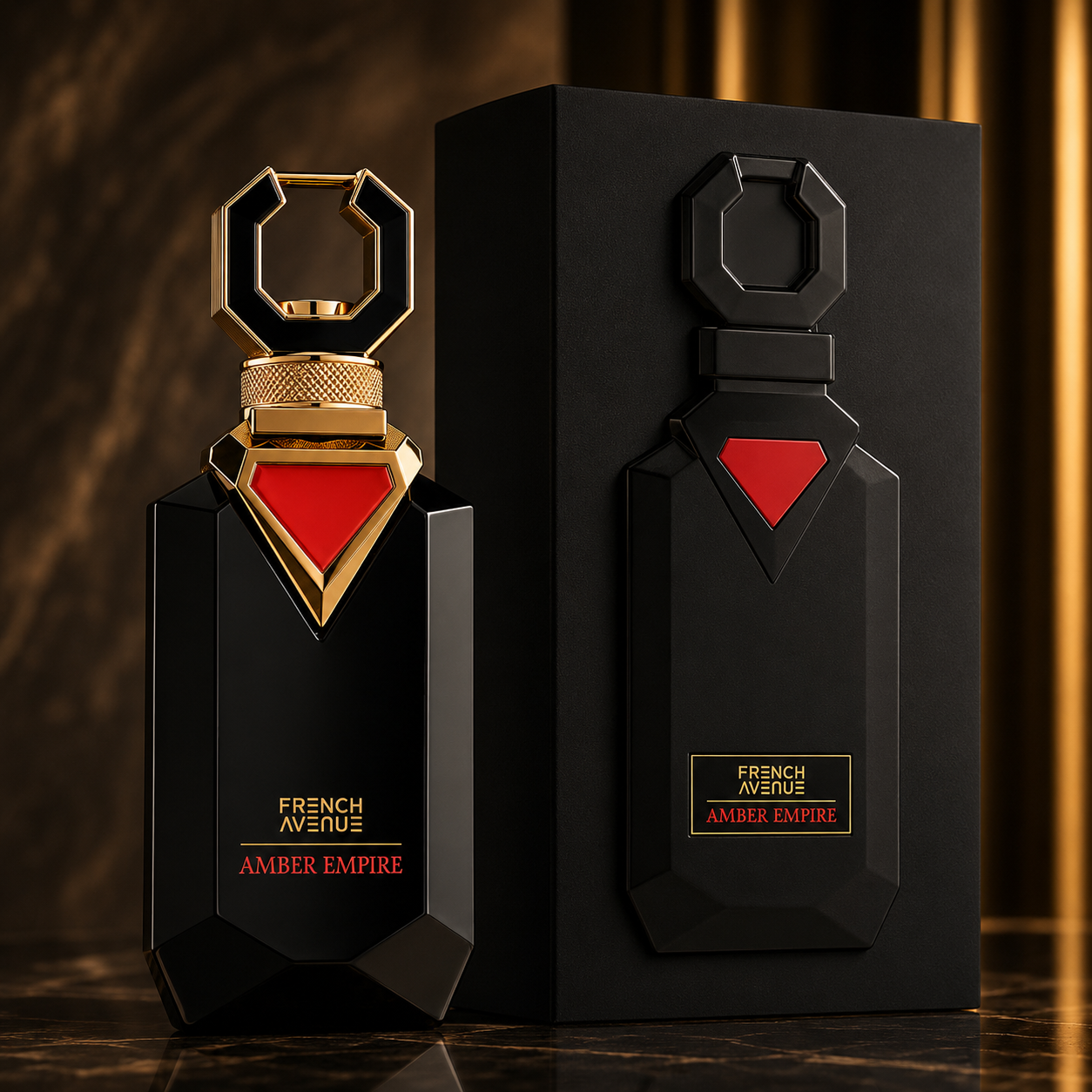 French Avenue Amber Empire Extrait De Parfum Spray for Men, 3.4 Ounce