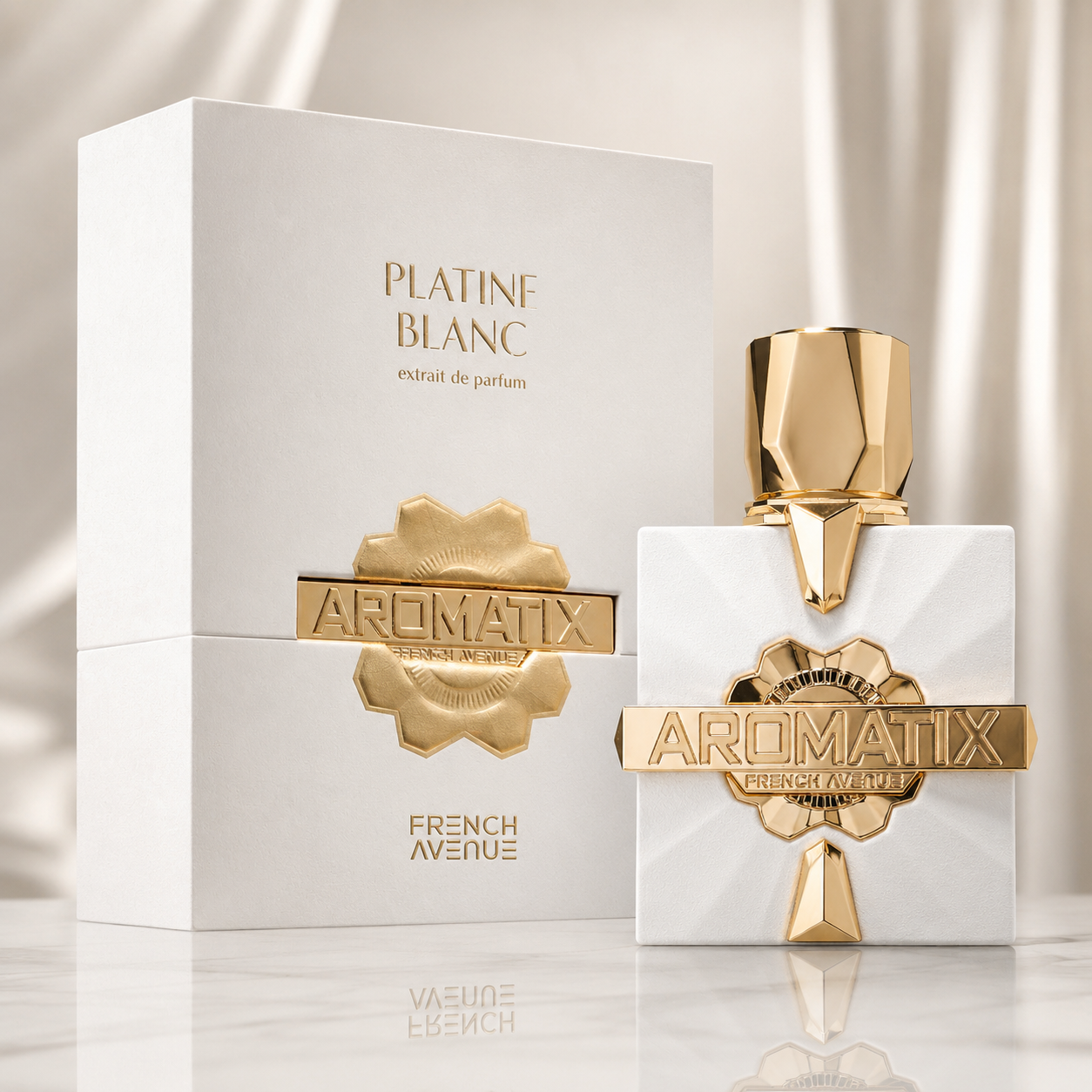 French Avenue Aromatix Platine Blanc Extrait De Parfum Spray for Unisex, 3.4 Ounce