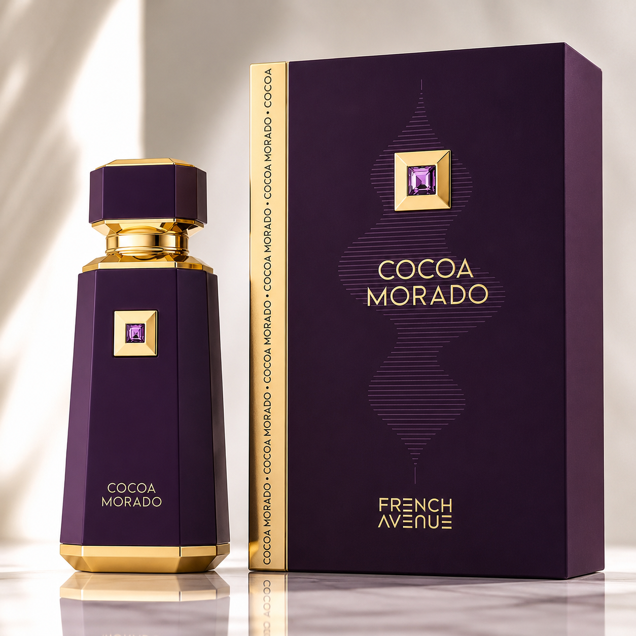 French Avenue Cocoa Morado Eau De Parfum Spray for Unisex, 3.4 Ounce