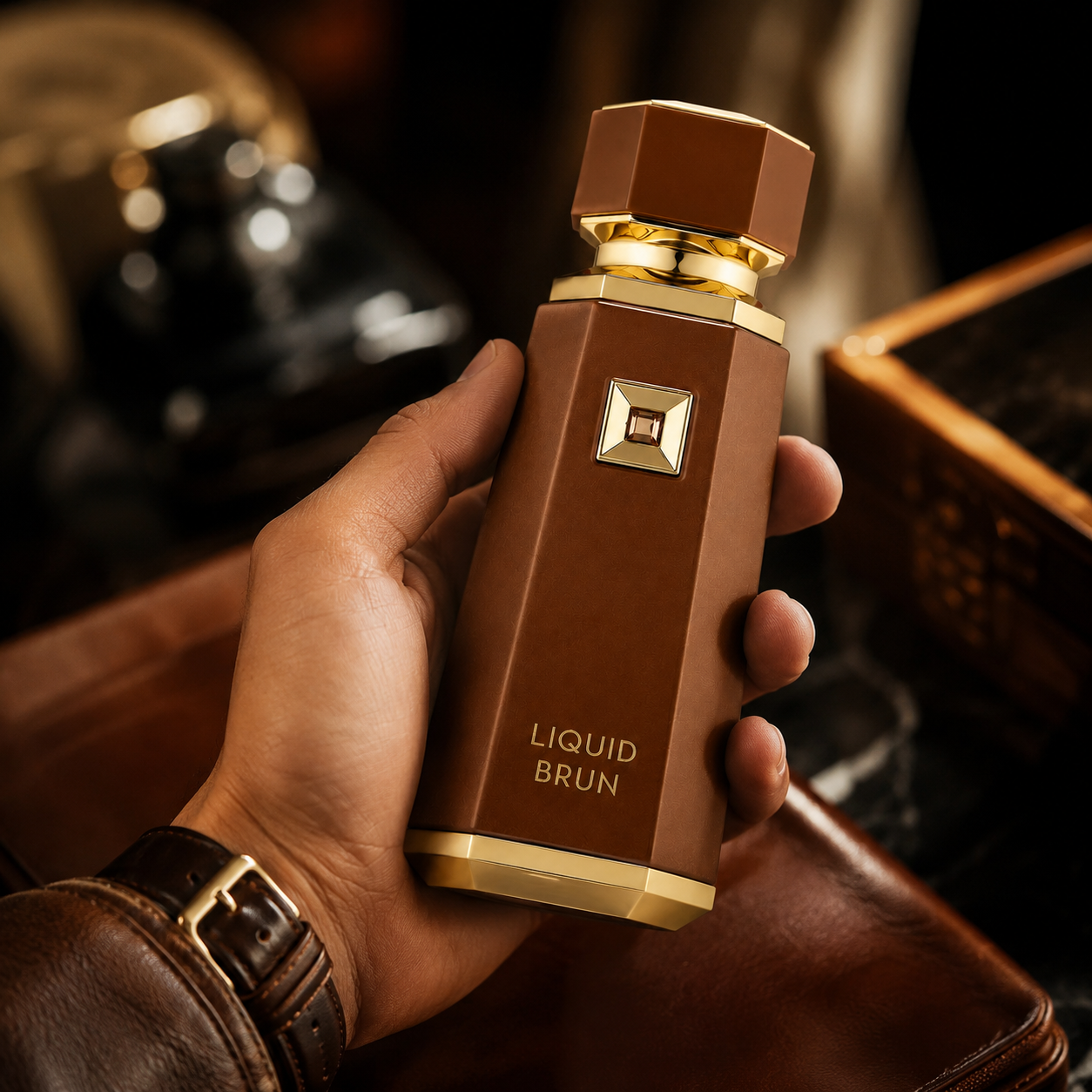 French Avenue Liquid Brun Eau De Parfum Spray for Men, 3.4 Ounce