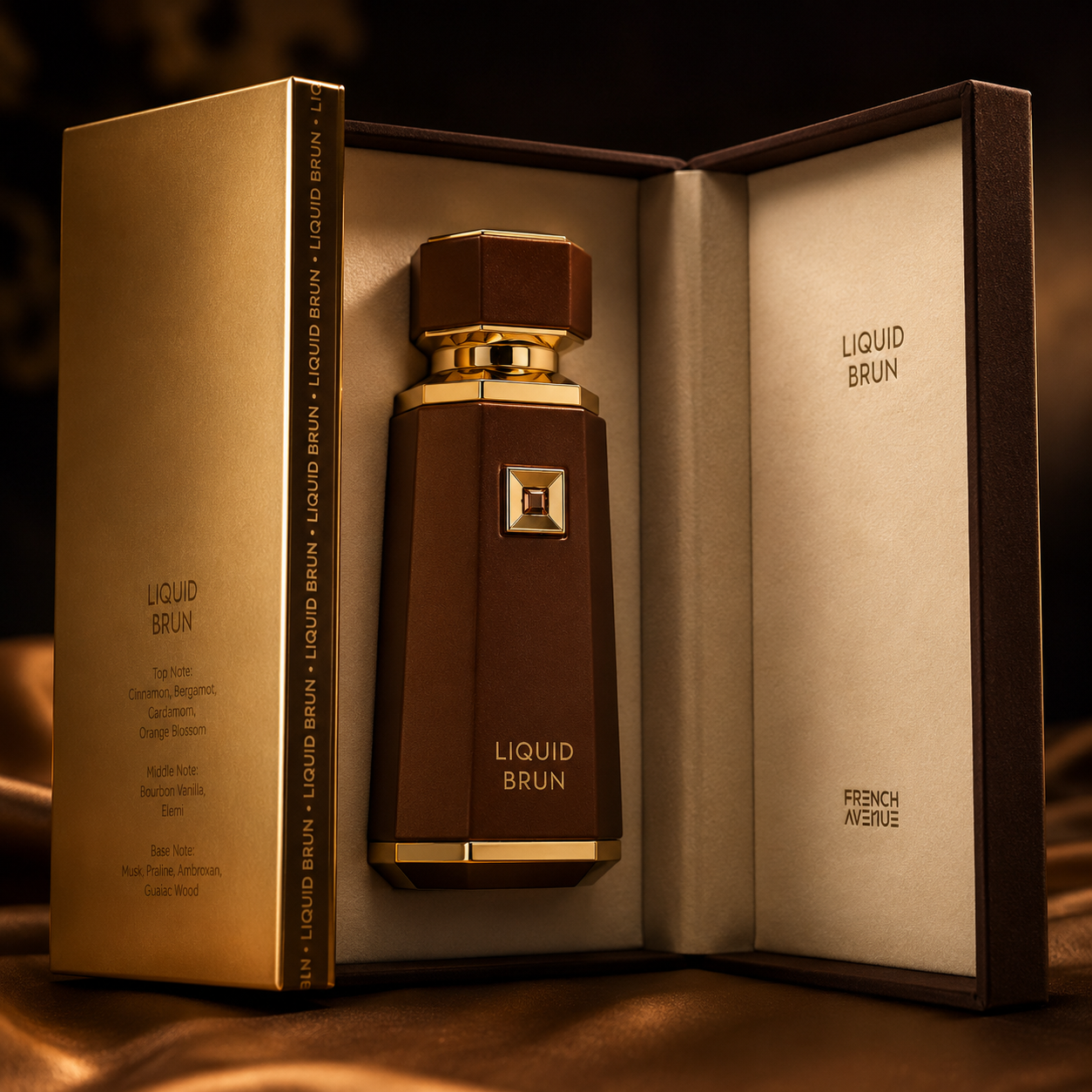 French Avenue Liquid Brun Eau De Parfum Spray for Men, 3.4 Ounce