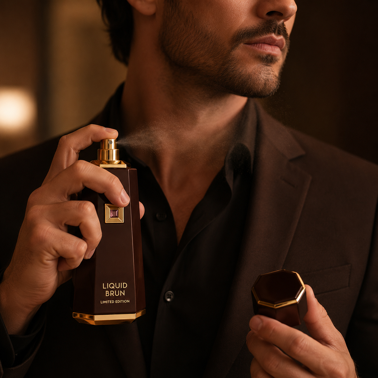 French Avenue Liquid Brun Limited Edition Extrait De Parfum Spray for Men, 150 ML
