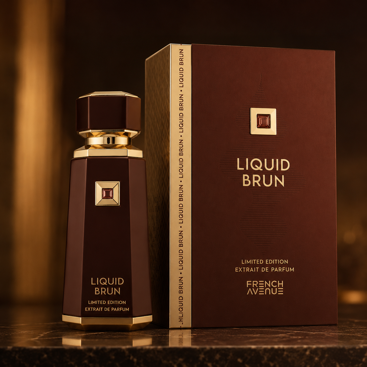 French Avenue Liquid Brun Limited Edition Extrait De Parfum Spray for Men, 150 ML