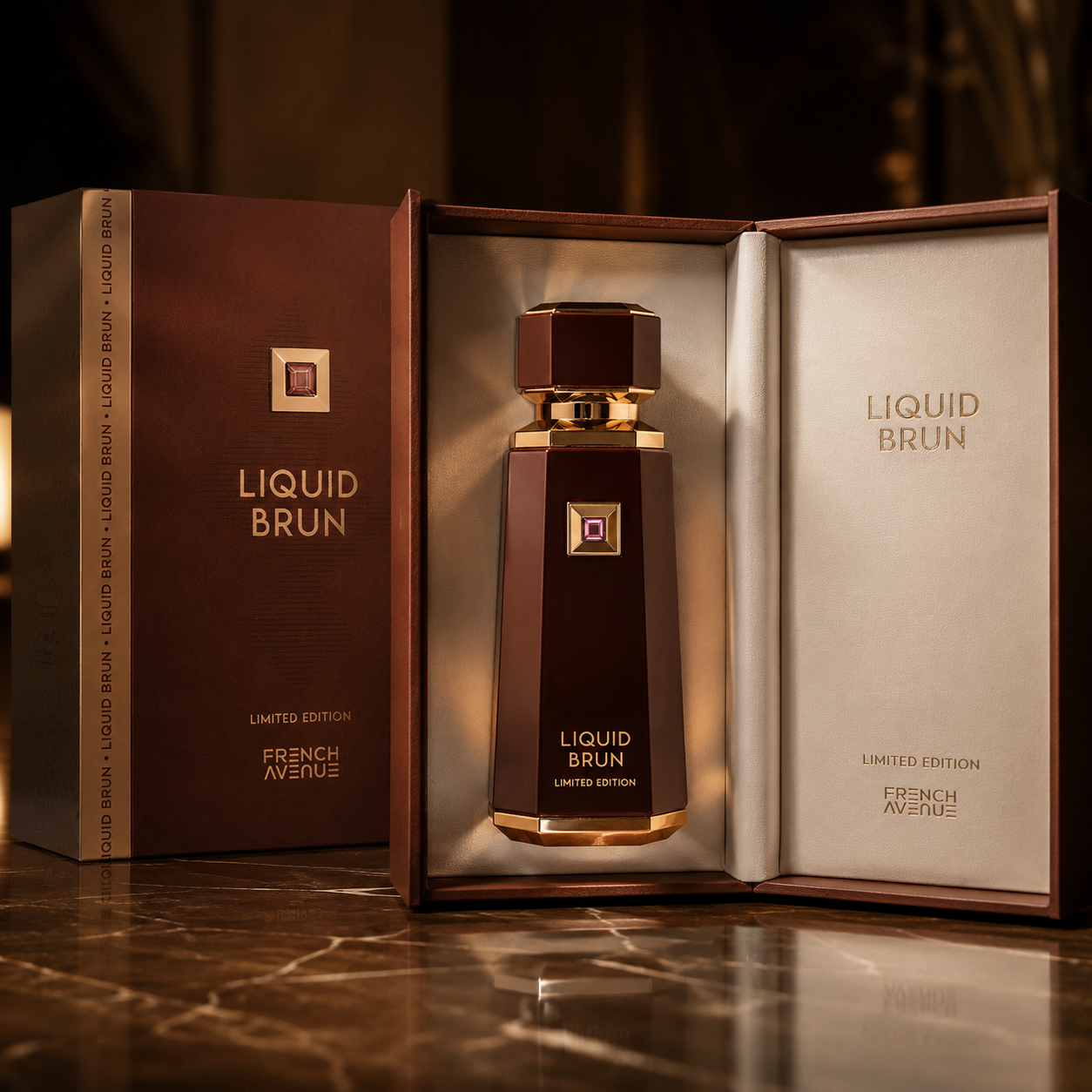 French Avenue Liquid Brun Limited Edition Extrait De Parfum Spray for Men, 150 ML