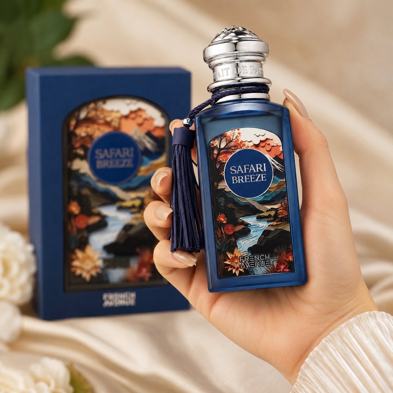 French Avenue Safari Breeze Eau De Parfum Spray for Unisex, 3.4 Ounce