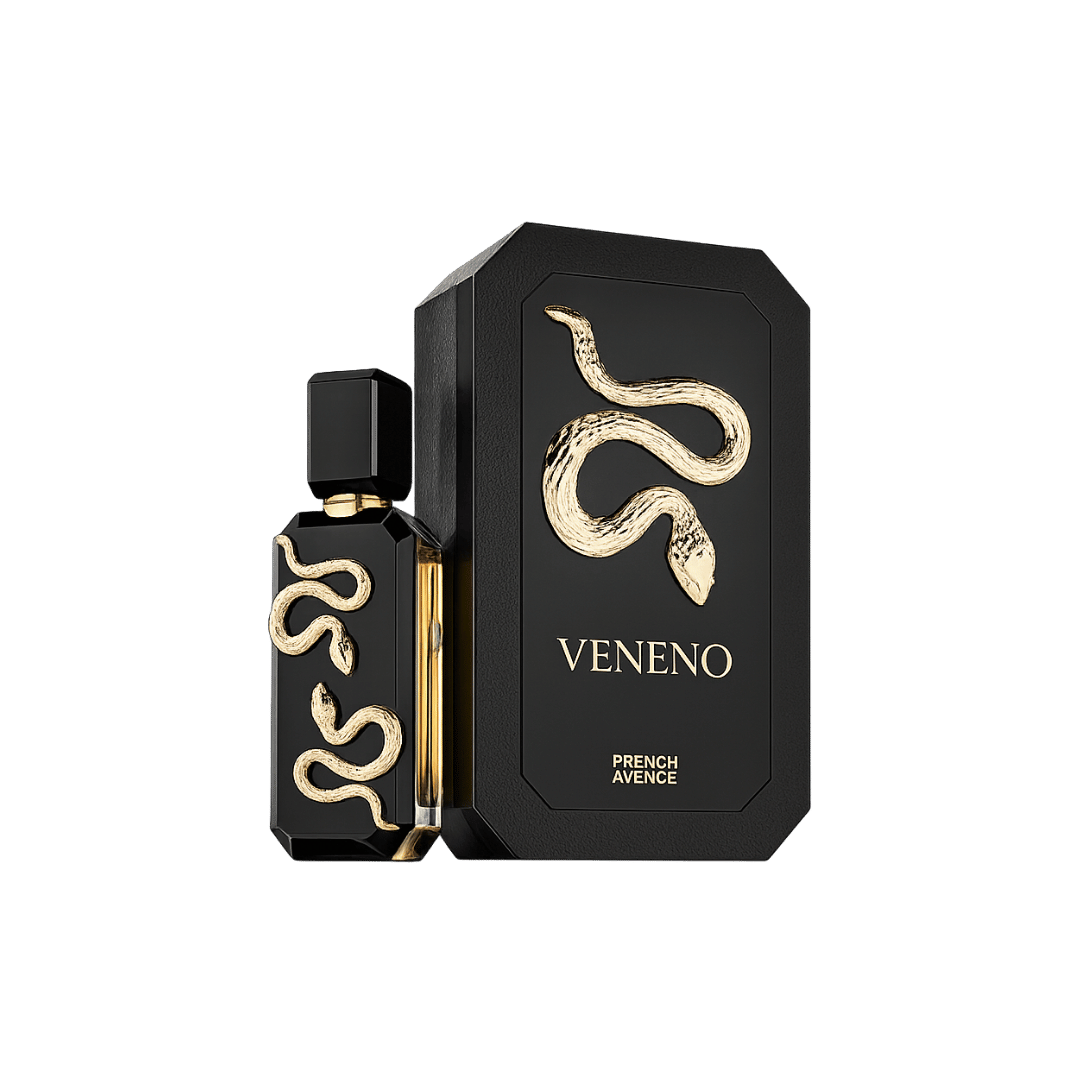 French Avenue Veneno (Black) Eau De Parfum Spray for Unisex, 3.4 Ounce