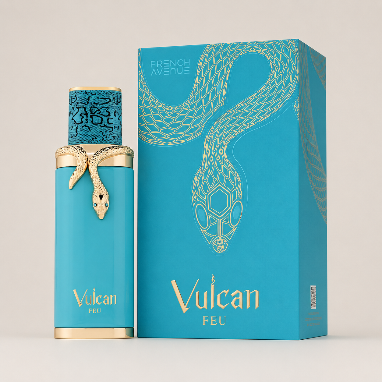 French Avenue Vulcan Feu Eau De Parfum Spray for Unisex, 3.4 Ounce