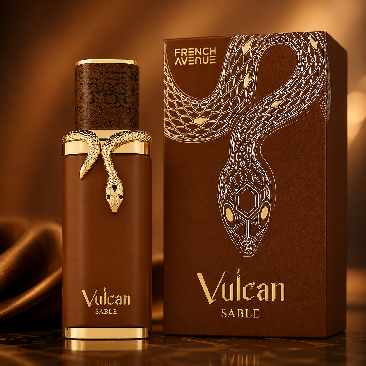 French Avenue Vulcan Sable Eau De Parfum Spray for Unisex, 3.4 Ounce
