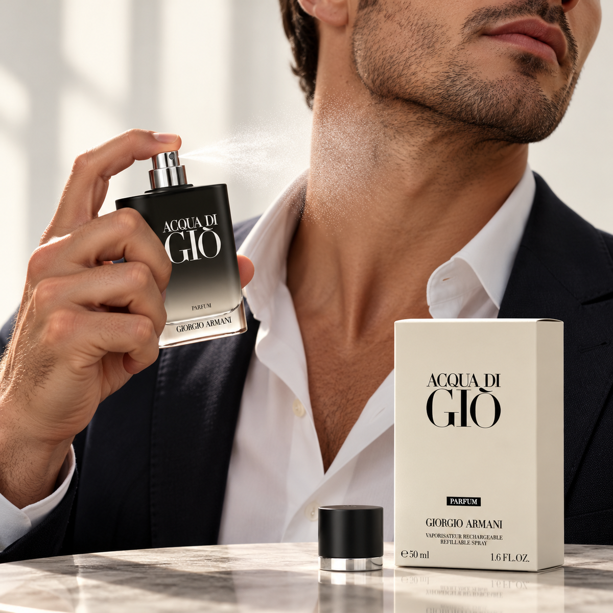Giorgio Armani Acqua di Gio Parfum for Men 1.6 Ounce