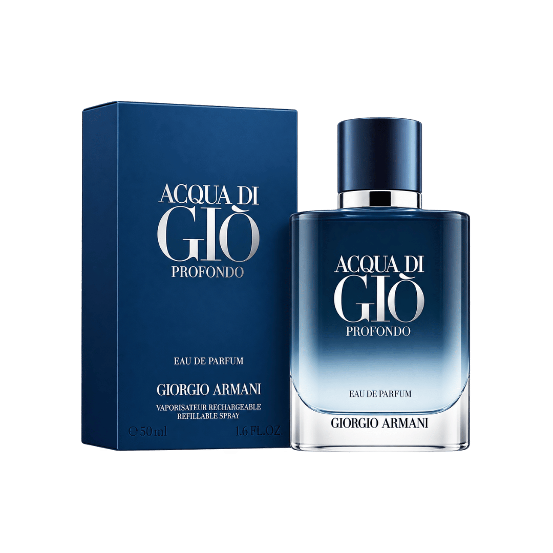 Giorgio Armani Acqua di Gio Profondo Eau de Parfum for Men 1.6 Ounce