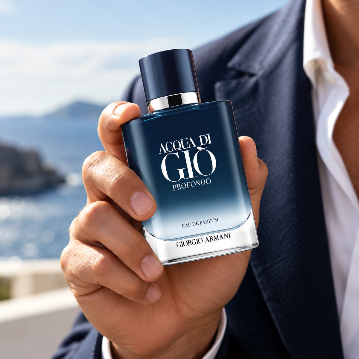 Giorgio Armani Acqua di Gio Profondo Eau de Parfum for Men 1.6 Ounce