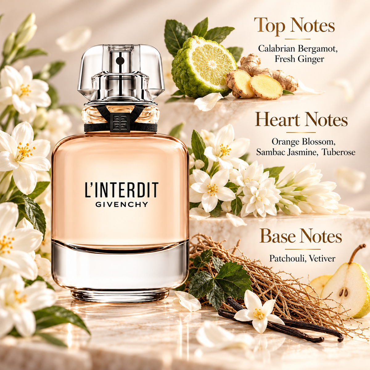 Givenchy L'Interdit Eau de Parfum for Women 2.7 Ounce