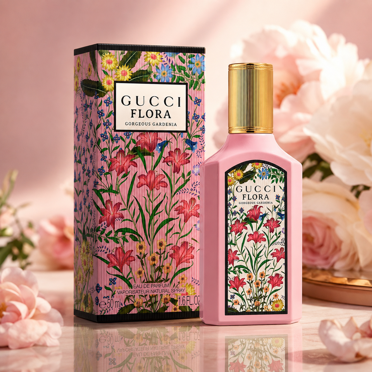 Gucci Flora Gorgeous Gardenia Eau de Parfum for Women 1.7 Ounce