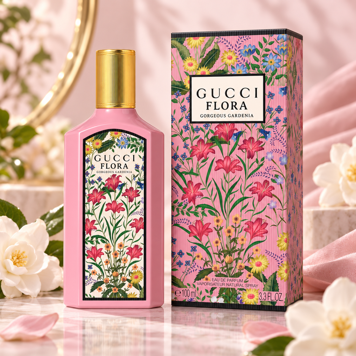 Gucci Flora Gorgeous Gardenia Eau de Parfum for Women, 3.4 Ounce