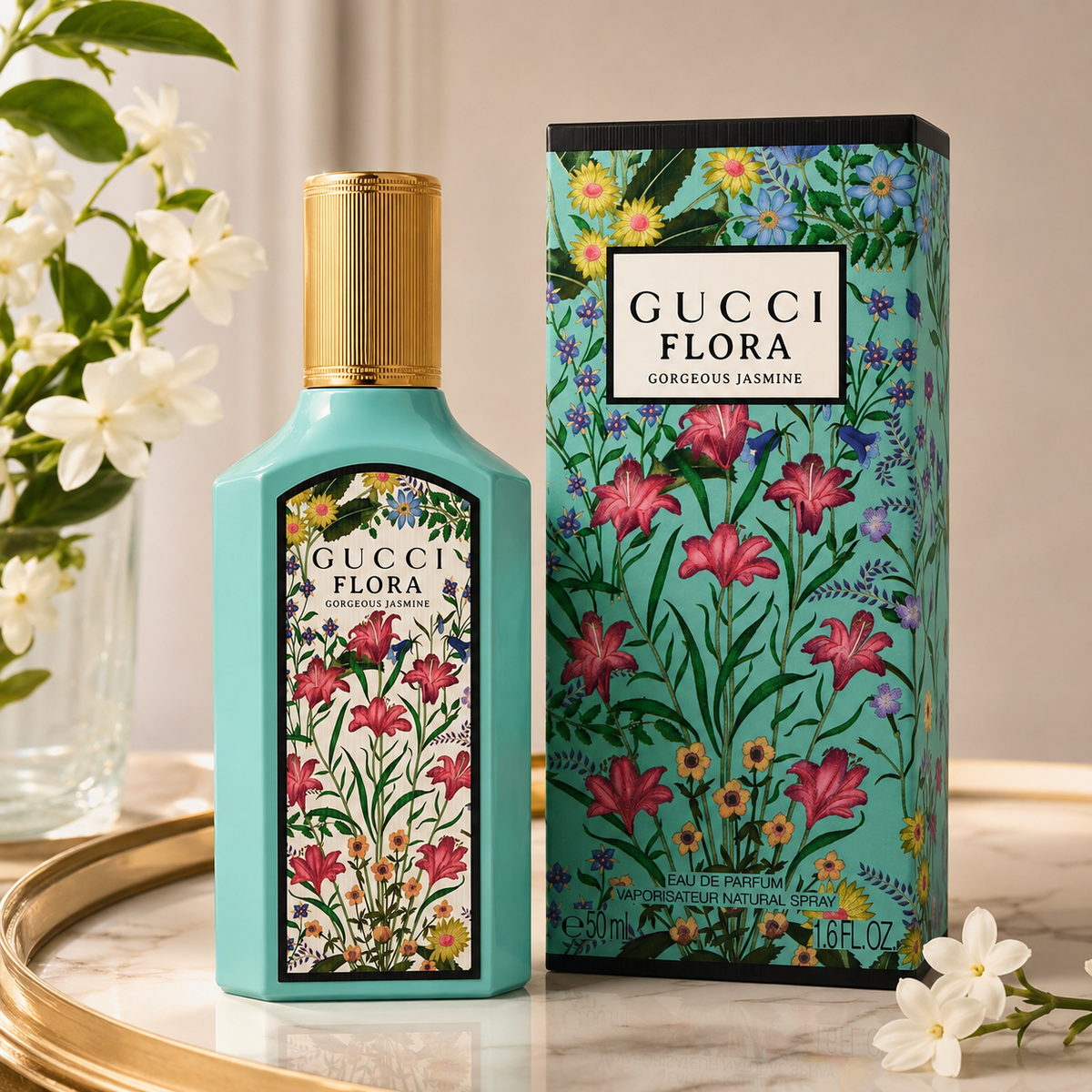 Gucci Flora Gorgeous Jasmine Eau de Parfum for Women 1.7 Ounce