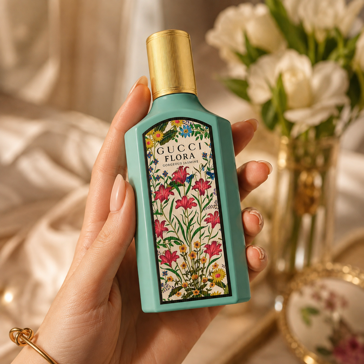 Gucci Flora Gorgeous Jasmine Eau de Parfum for Women 1.7 Ounce