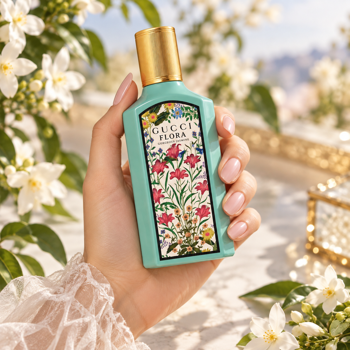 Gucci Flora Gorgeous Jasmine Eau de Parfum for Women, 3.4 Ounce