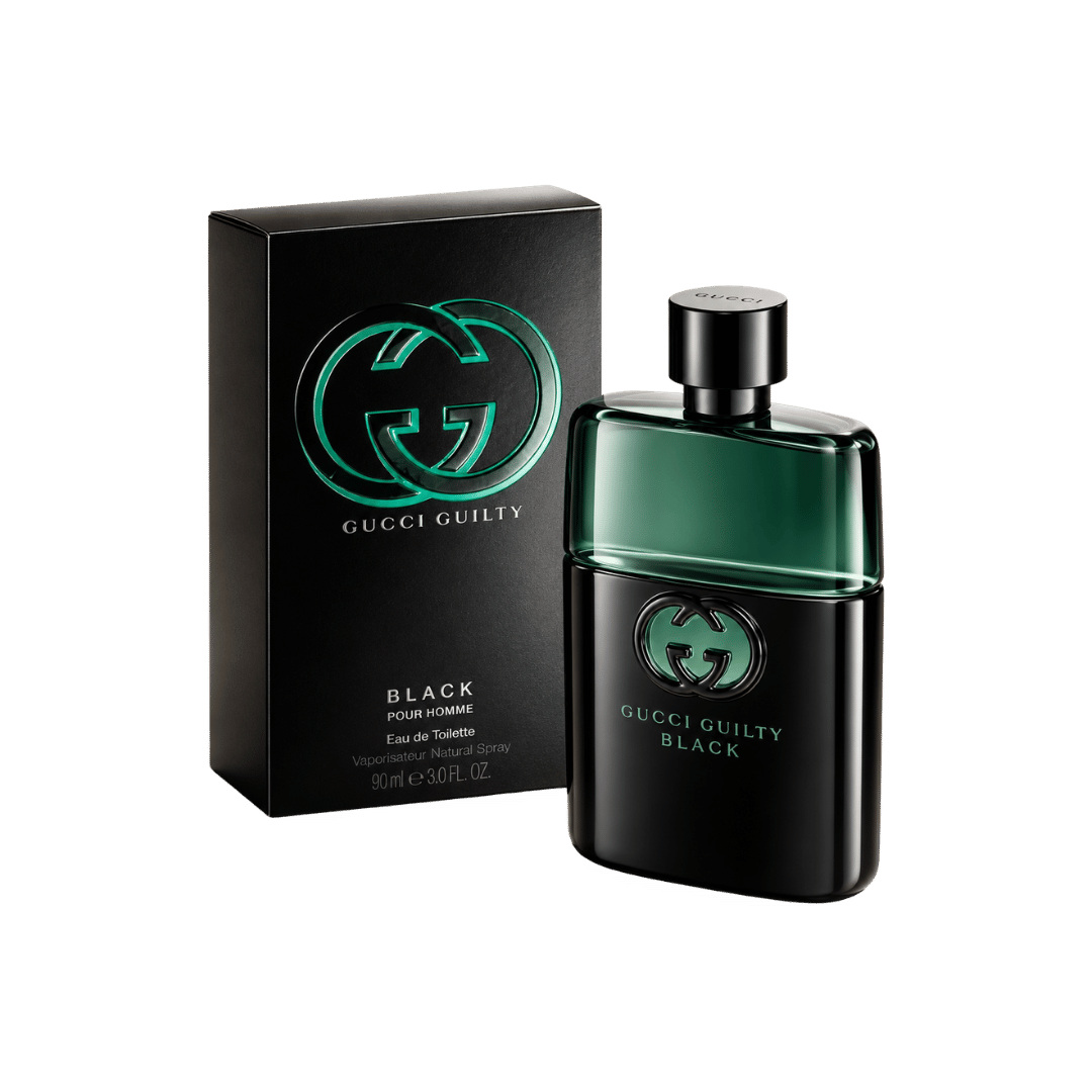Gucci Guilty Black Pour Homme Eau de Toilette for Men, 3.0 Ounce