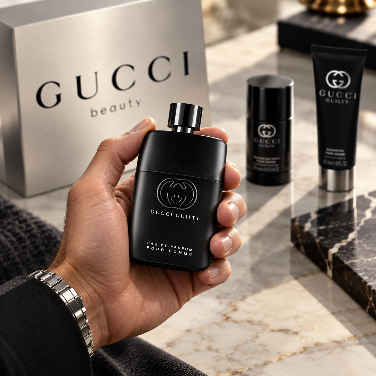 Gucci Guilty Eau de Parfum 3-Piece Gift Set for Men