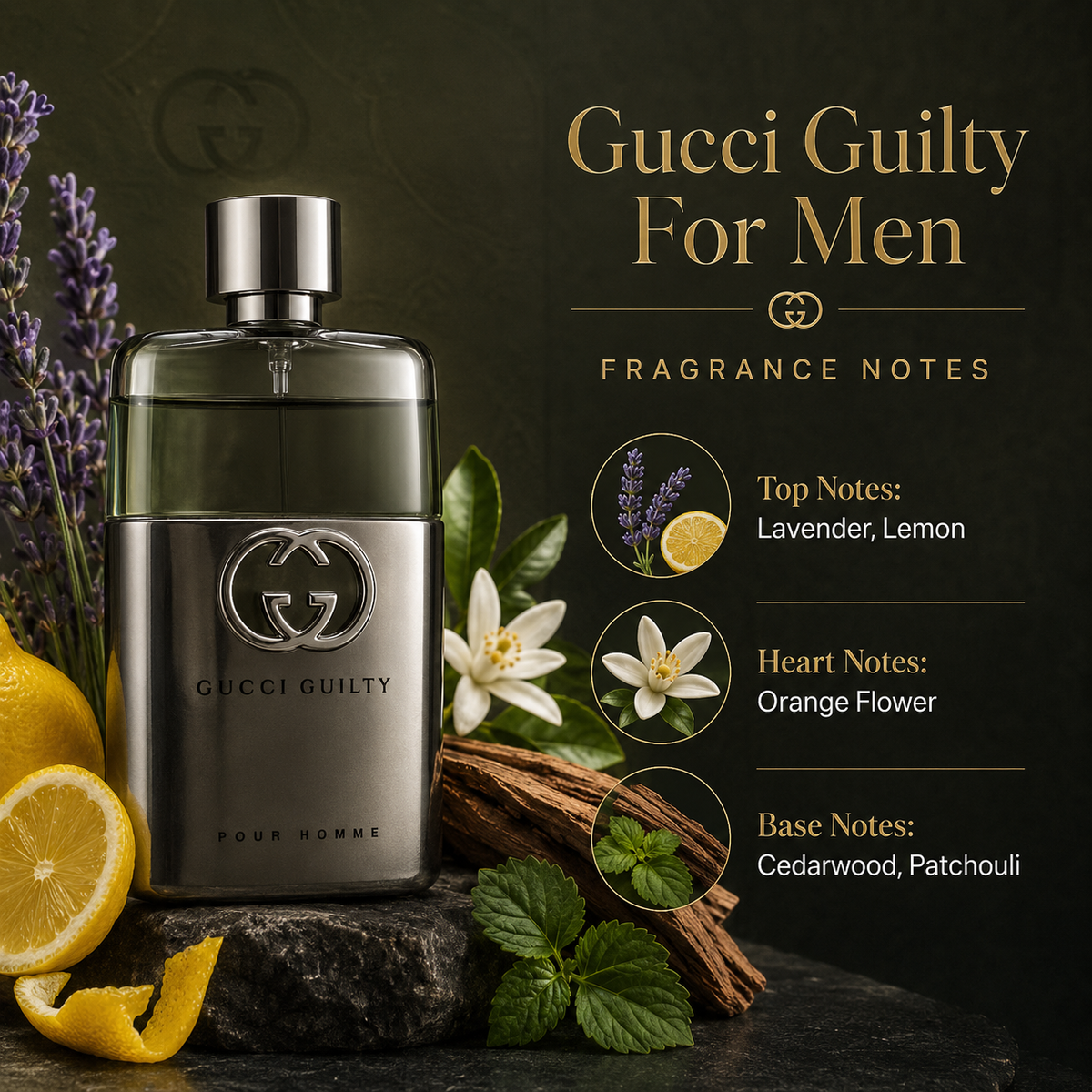 Gucci Guilty 3-Piece Gift Set for Men