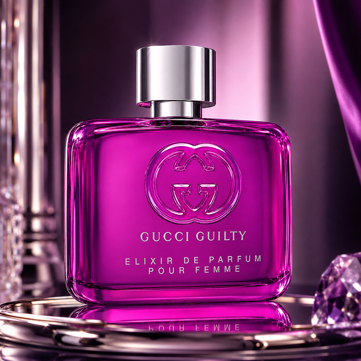 Gucci Guilty Pour Femme Elixir de Parfum for Women 2.0 Ounce