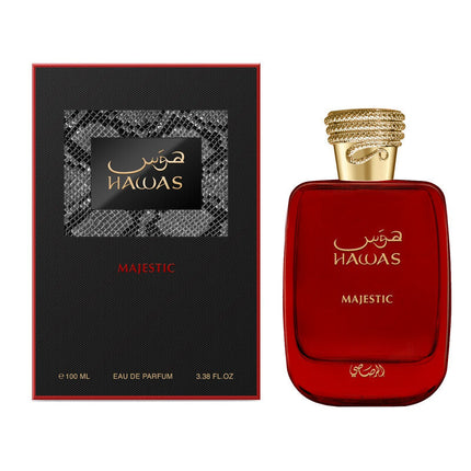 Rasasi Hawas Majestic Eau de Parfum Spray for Unisex 3.4 Ounce