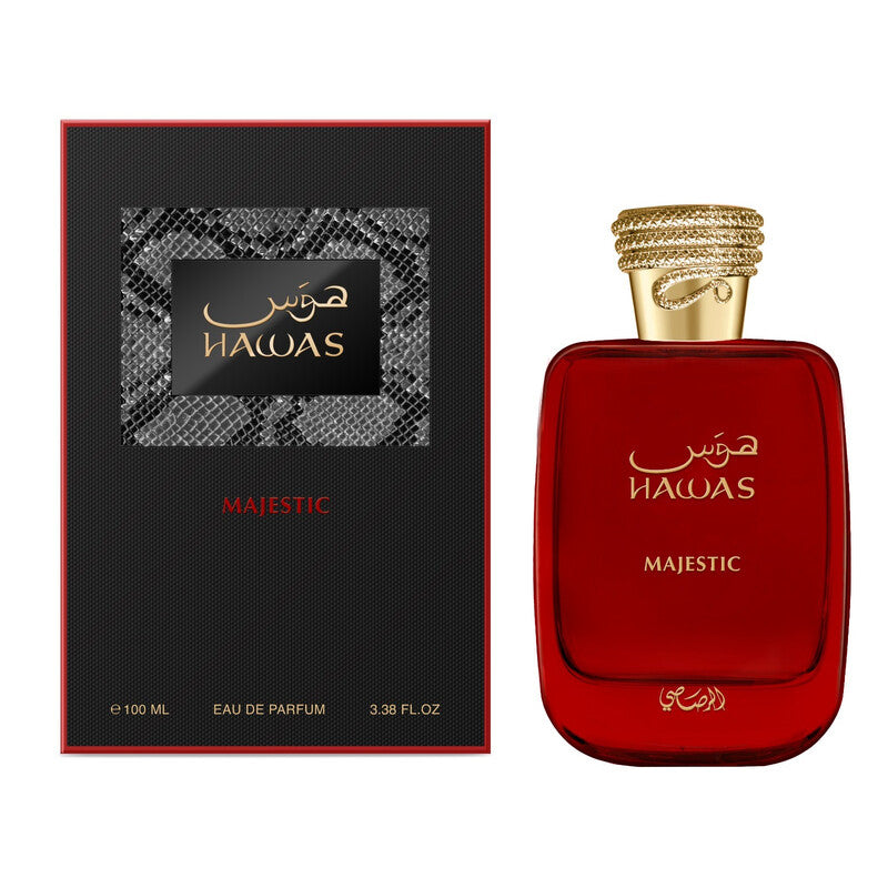 Rasasi Hawas Majestic Eau de Parfum Spray for Unisex 3.4 Ounce