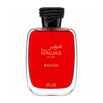 Rasasi Hawas Rouge Eau de Parfum for Women 3.4 Ounce