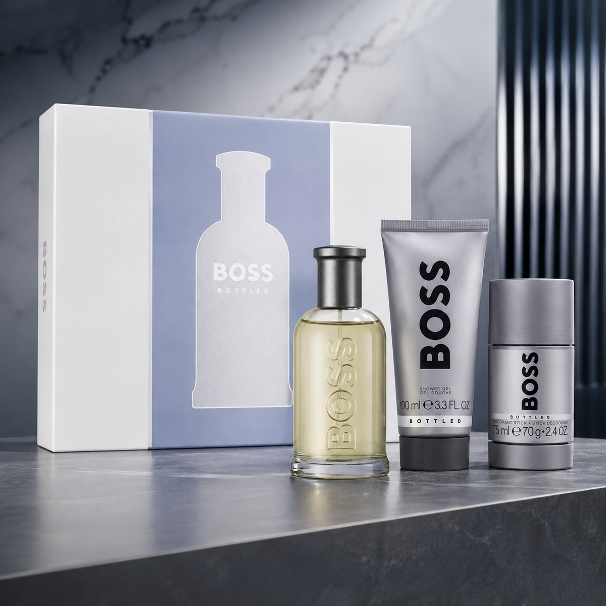 Hugo Boss Bottled 3-Piece Gift Set for Men