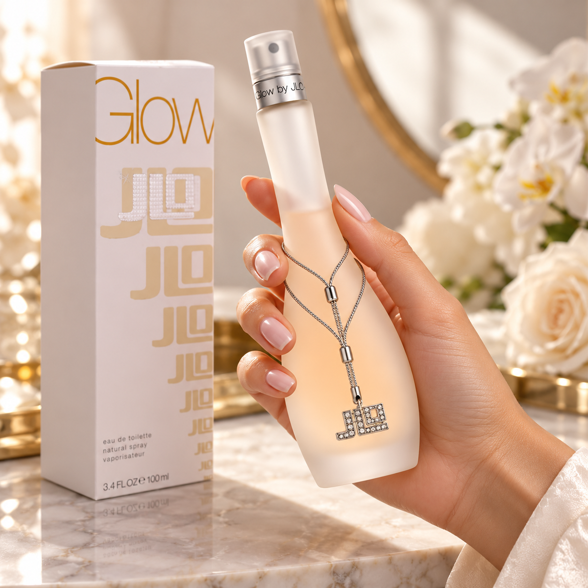 JLo Glow Eau de Toilette for Women 3.4 Ounce