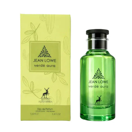 Maison Alhambra Jean Lowe Verde Aura Eau de Parfum Spray for Unisex 3.4 Ounce