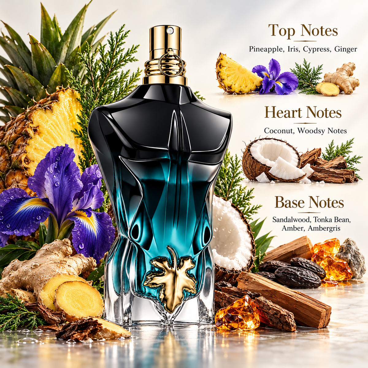 Jean Paul Gaultier Le Beau Le Parfum for Men 4.2 Ounce
