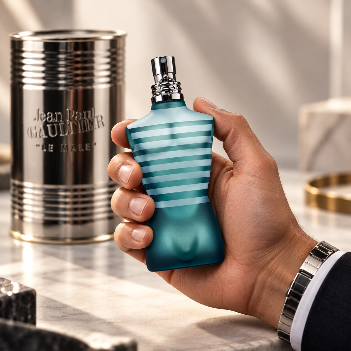 Jean Paul Gaultier Le Male Eau de Toilette for Men 2.5 Ounce