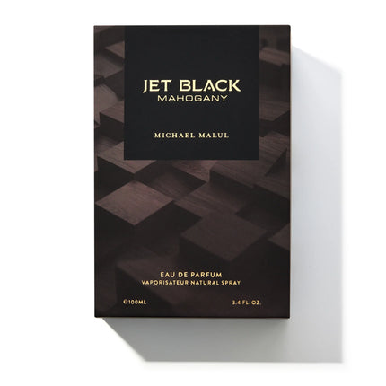 Michael Malul Jet Black Mahogany Eau de Parfum for Men 3.4 Ounce