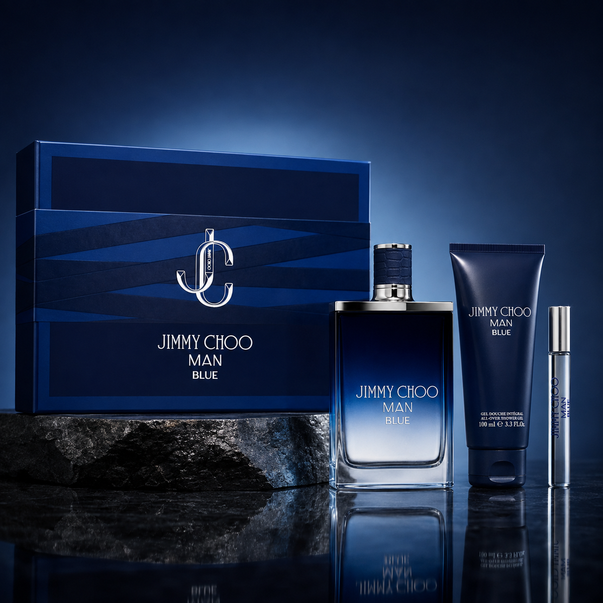 Jimmy Choo Man Blue 3-Piece Gift Set for Men