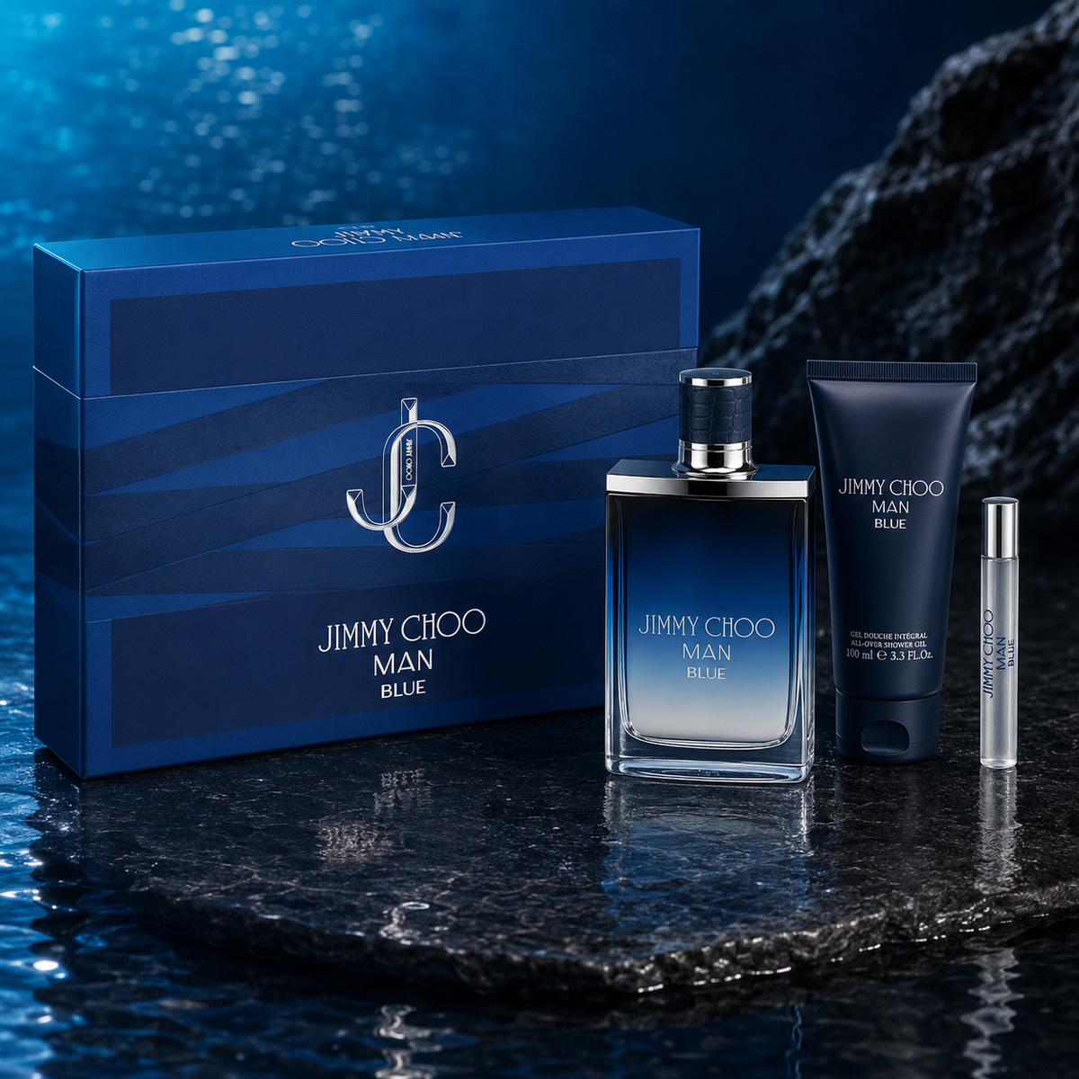 Jimmy Choo Man Blue 3-Piece Gift Set for Men
