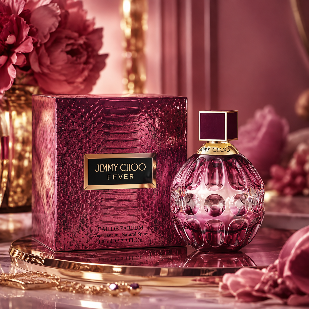 Jimmy Choo Fever Eau de Parfum for Women 3.4 Ounce