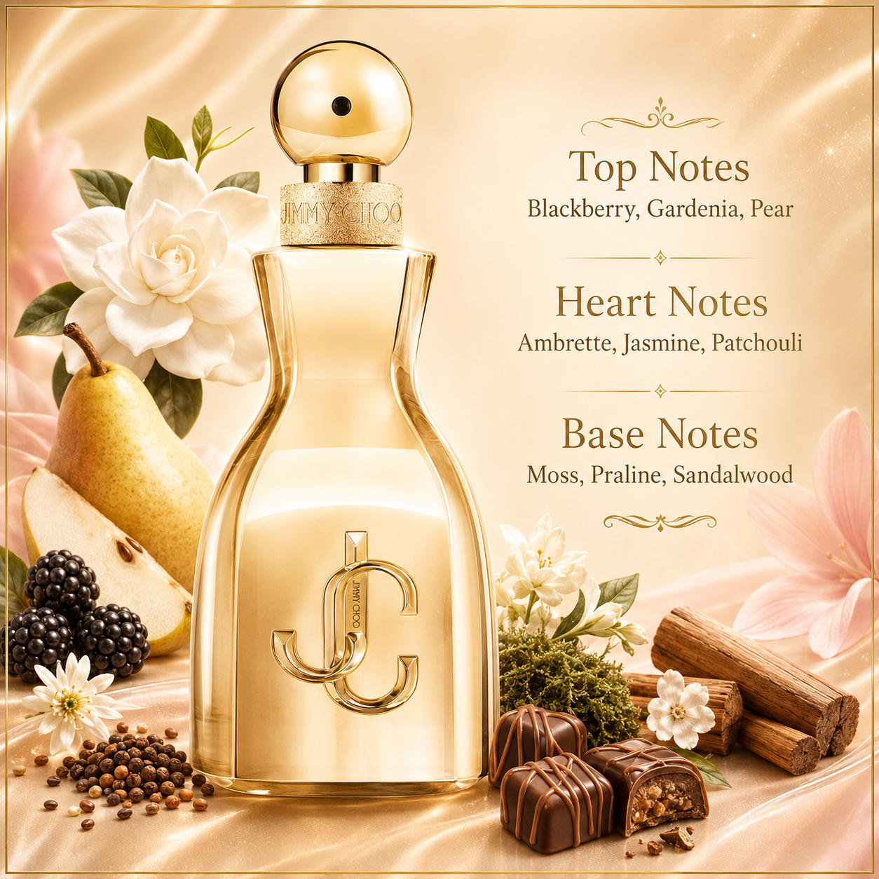 Jimmy Choo I Want Choo Le Parfum for Women 3.4 Ounce