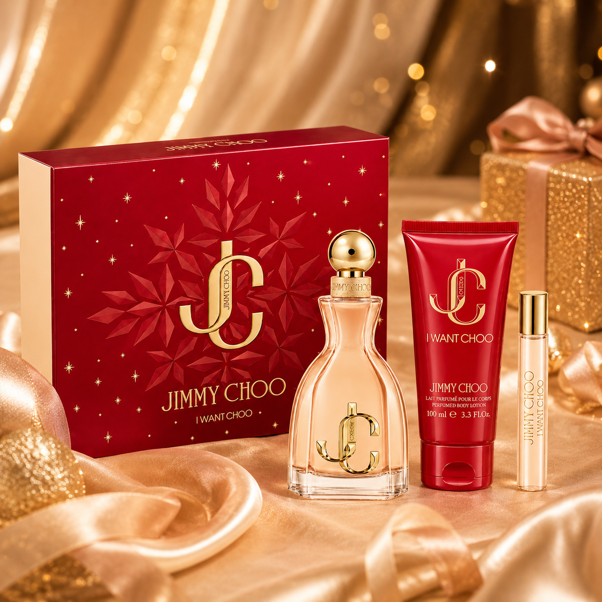Jimmy Choo I Want Choo 3-Piece Gift Set for Unisex