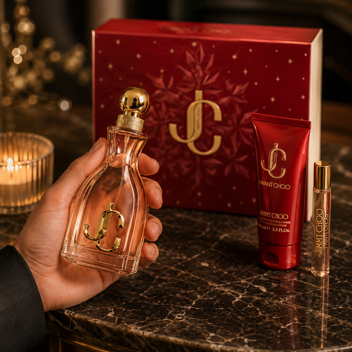 Jimmy Choo I Want Choo 3-Piece Gift Set for Unisex