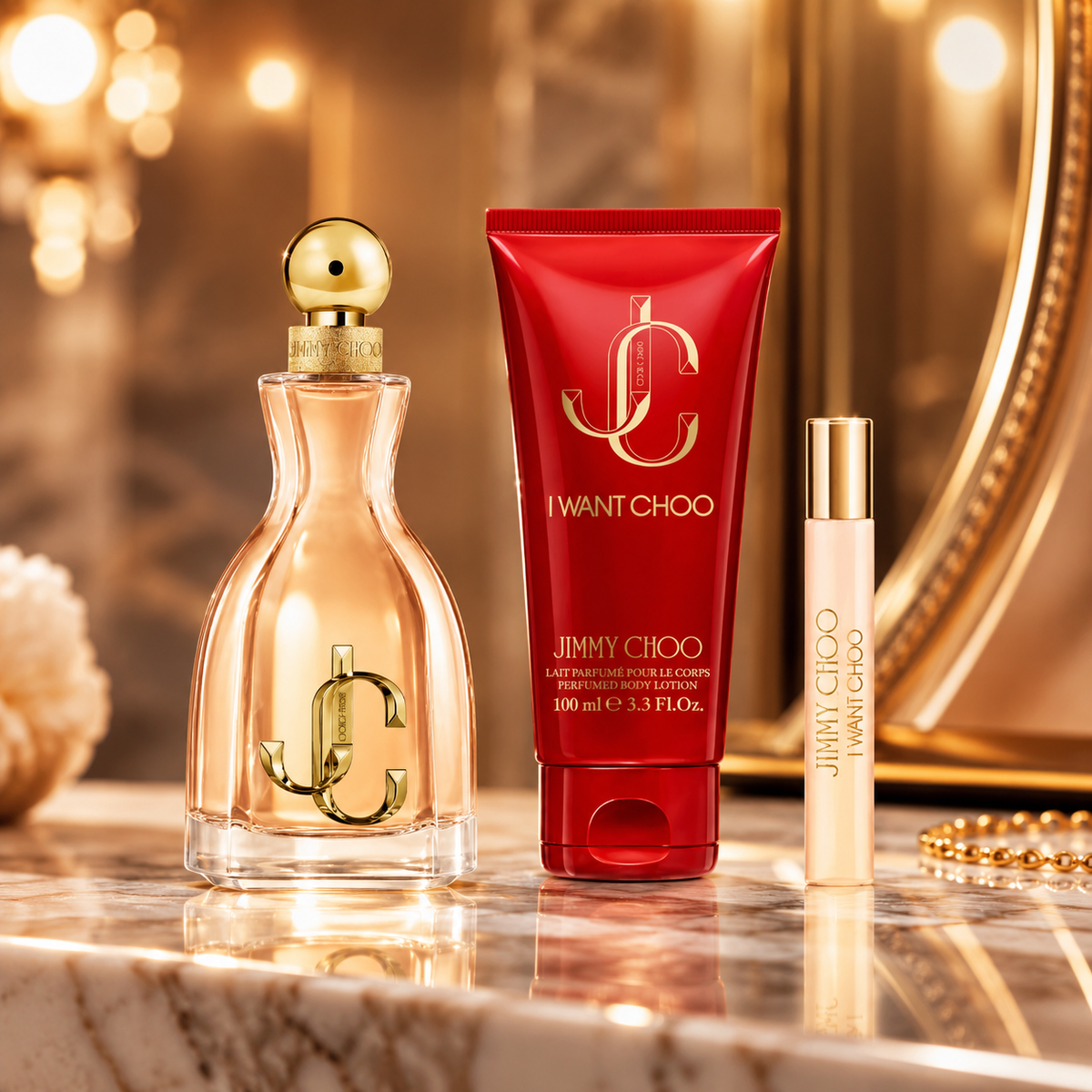 Jimmy Choo I Want Choo 3-Piece Gift Set for Unisex