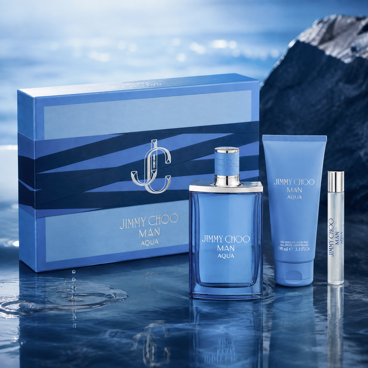 Jimmy Choo Man Aqua 3-Piece Gift Set for Men