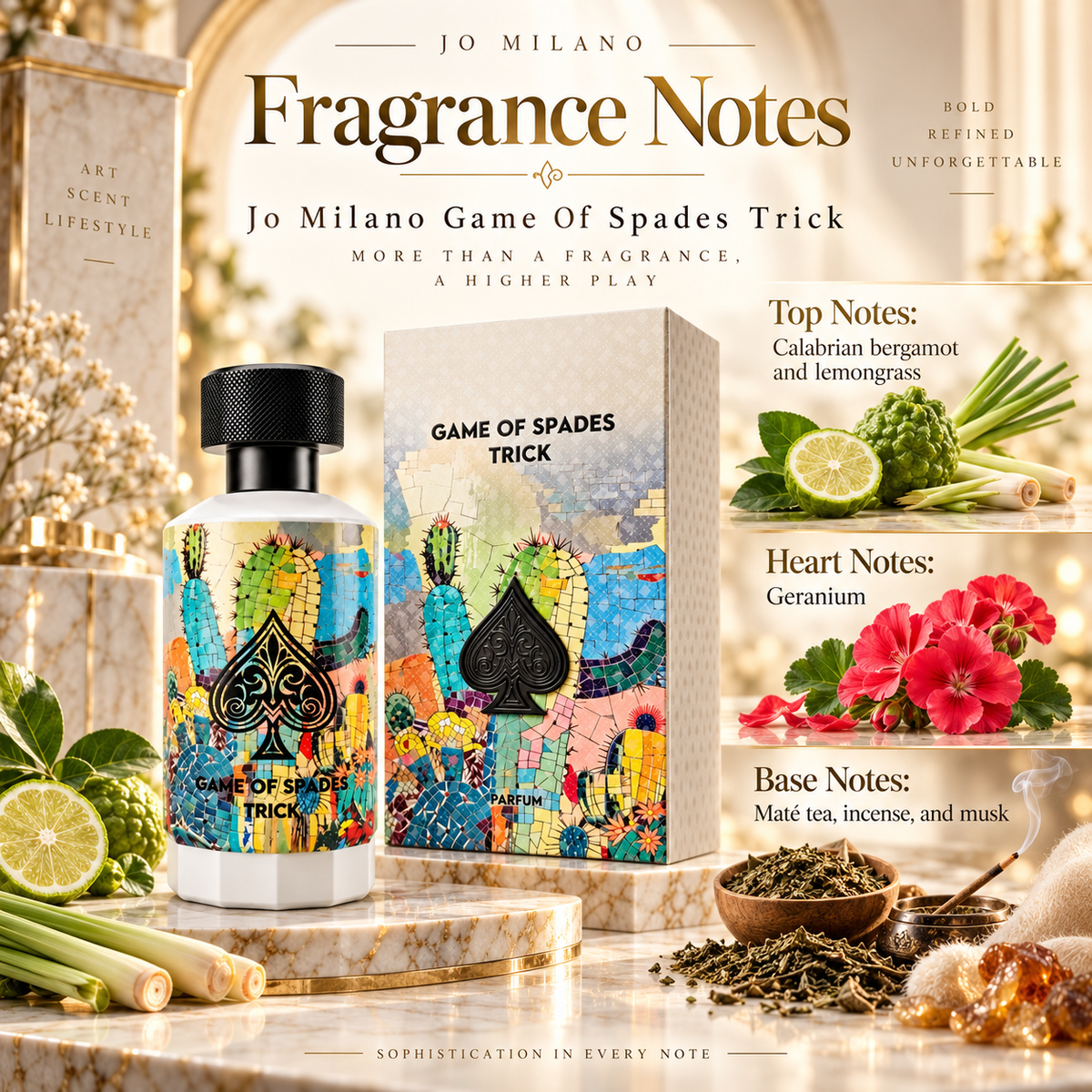 Jo Milano Game of Spades Trick Parfum notes