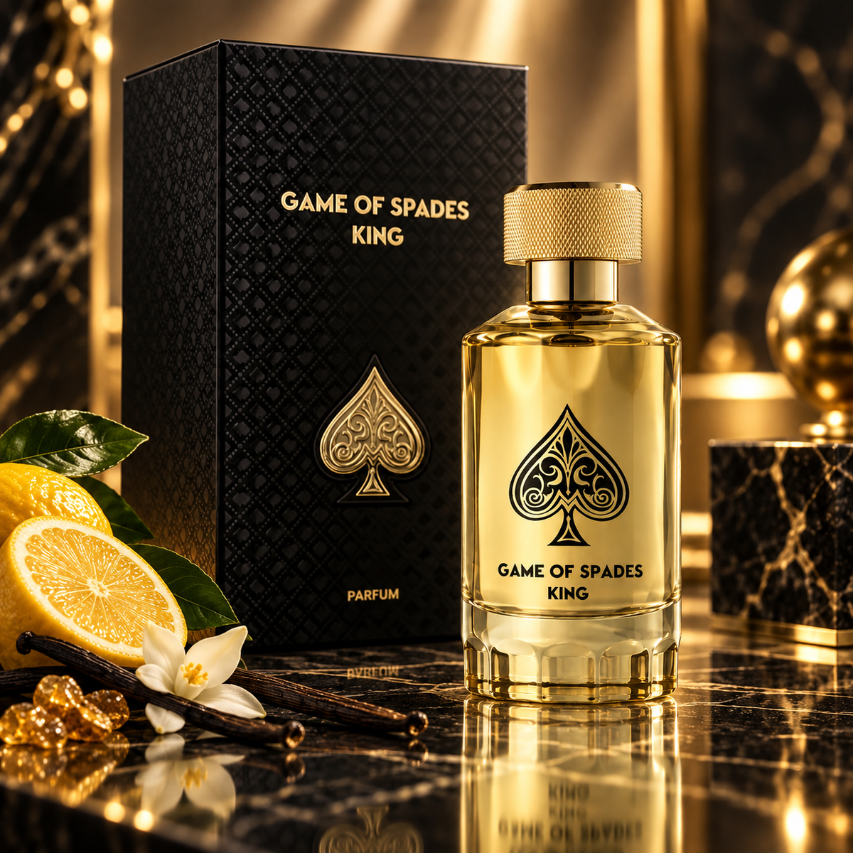 Jo Milano Game of Spades King Parfum for Unisex 3.4 Ounce