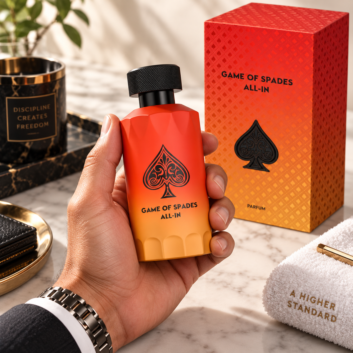 Jo Milano Game of Spades All-In Parfum for Unisex 3.4 Ounce
