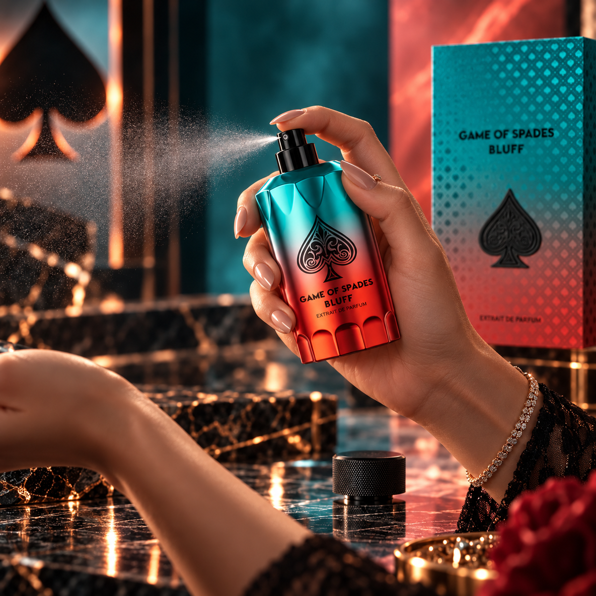 Jo Milano Game of Spades Bluff Extrait de Parfum for Unisex 3.4 Ounce