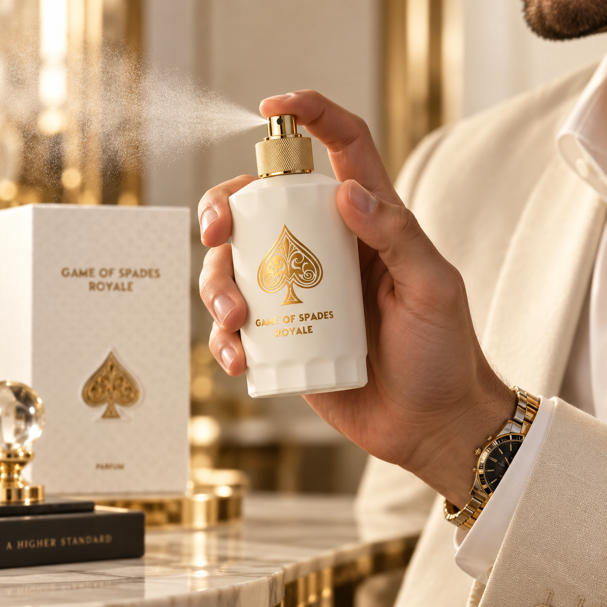 Jo Milano Game of Spades Royale Parfum for Unisex 3.4 Ounce